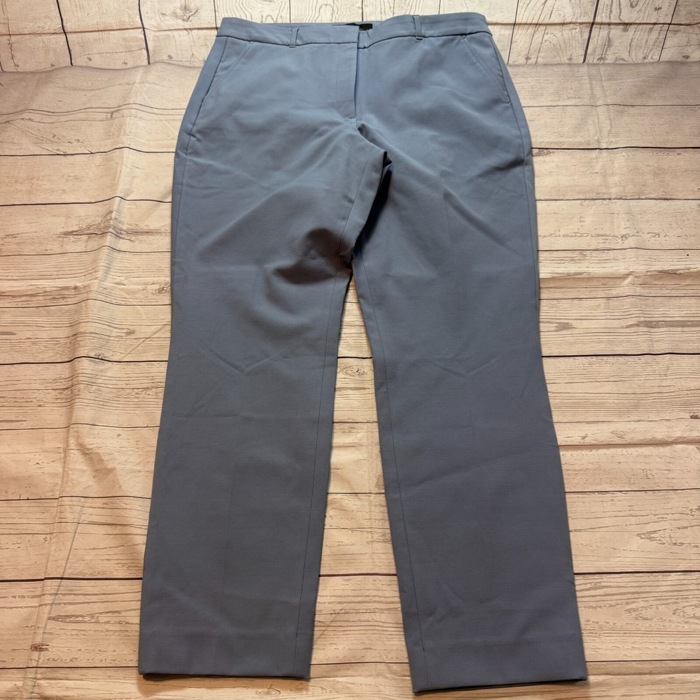 New White House Black Market WHBM Dress Pants Slacks Blue Women's Size 16 L